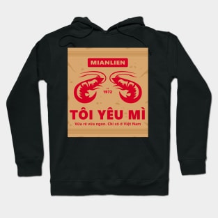 Vietnamese Instant Noodles 2 Shrimp Hoodie